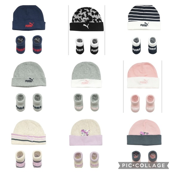 Puma Baby Newborn Hat & Booties Set (0-6m) - Picture 5 of 5